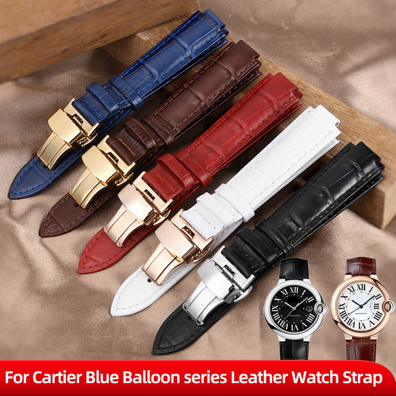 Cartier Watch Ballon Bleu - Untuk Tali Jam Tangan Kulit Asli