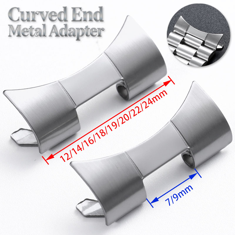 Curved Spring Bar - Adaptor Baja Tahan Karat Ujung Melengkung