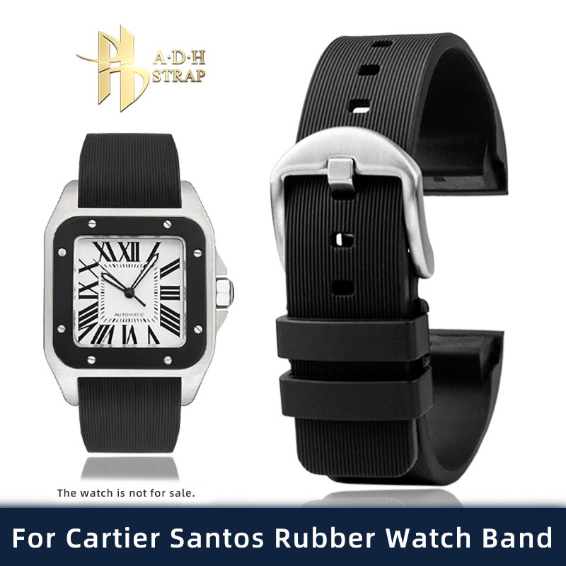 Gelang karet seri balon biru u - Cartier Watch Santos ulasan dan harga