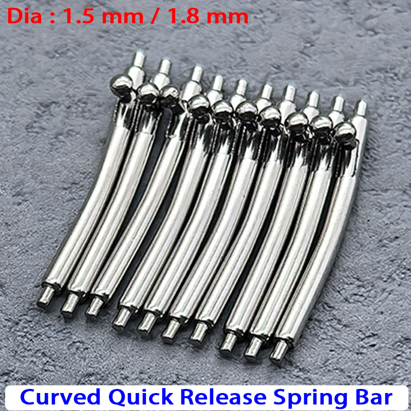 Dia 1,5/1,8 mm, Batang Pegas L - Curved Spring Bar ulasan dan harga