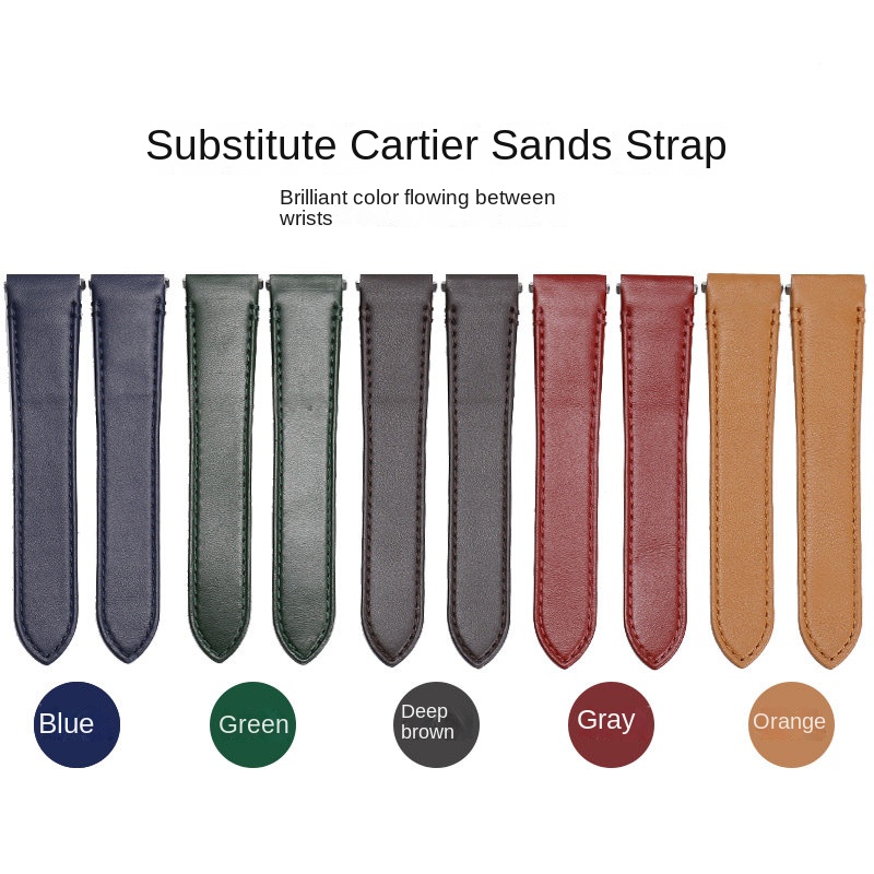 Tali Jam Tangan Kulit Sapi 21M - Cartier Watch Tank ulasan dan harga