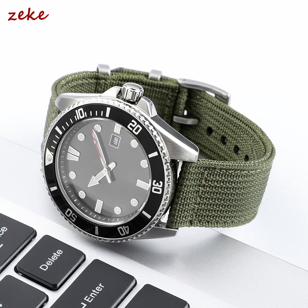 Tali Jam Tangan Nylon Bergaris - Nato Strap Nylon ulasan dan harga